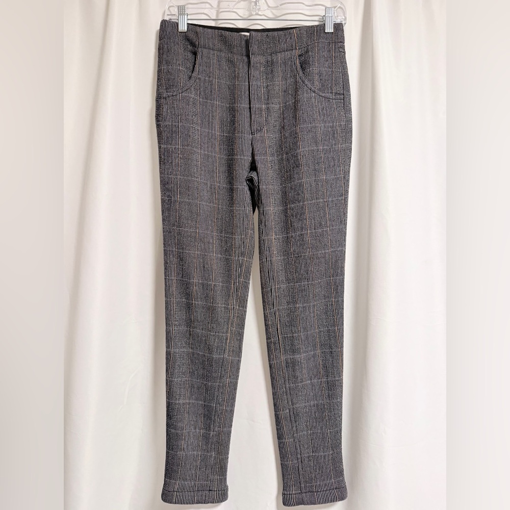 Chloé Grey Wool Tailored Trousers High Waist Straight Leg Designer Pants Size 38